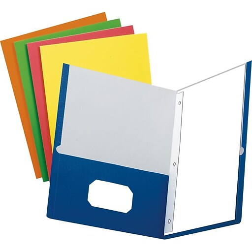 Shop Staples for LUX 9 x 12 Presentation Folders w/ Brads Assorted