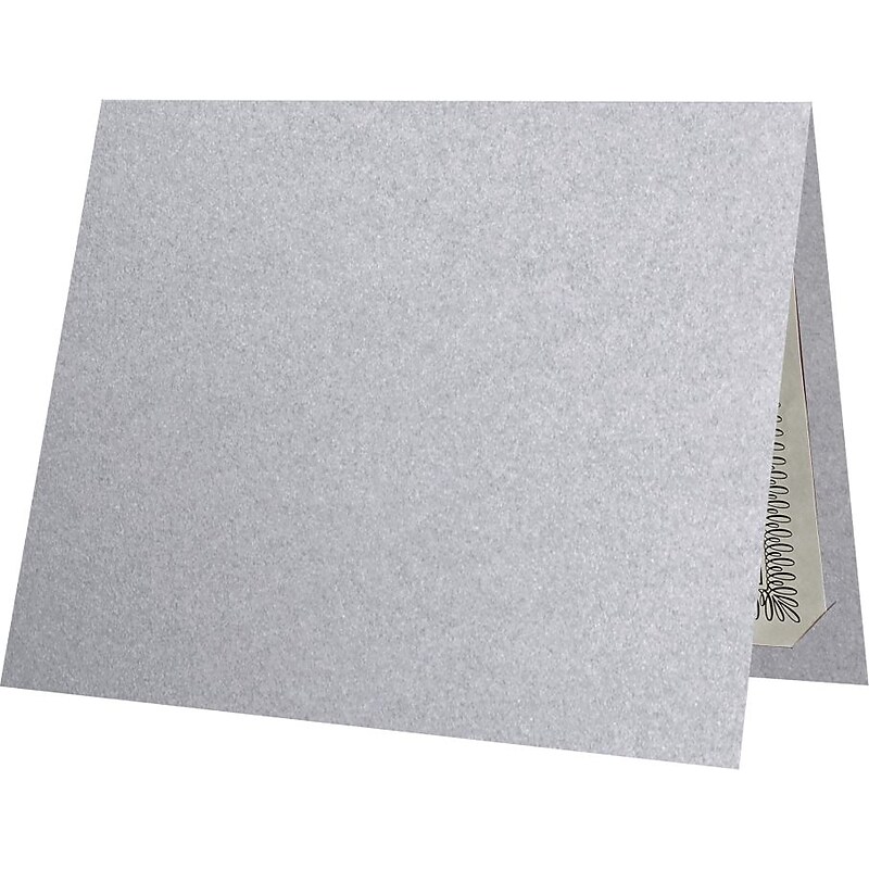 LUX Certificate Holders, 9 1/2" x 11", Silver Metallic, 50/Pack (CH91212-M06-50) image 1