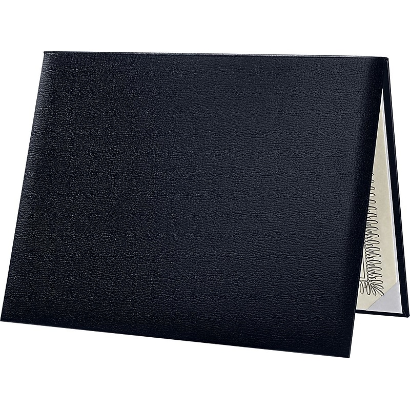 LUX Diploma Cover, Padded, 8 1/2" x 11, Navy Blue, 2/Pack (PDCL-85X11-NB-2) image 1
