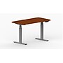 LifeFlo Ergonomics Height Adjustable Desk, 36" W x 24" D x 1 1/8" Thick. Double Column. Cherry. (LFO-3624-E2-CH)~#|#~sp20168324_sc7