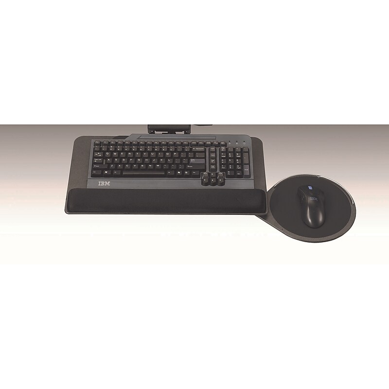 Ergonomic Concepts Thin Profile Platform Adjustable Keyboard Tray, Black (ECI-700-REF) image 1