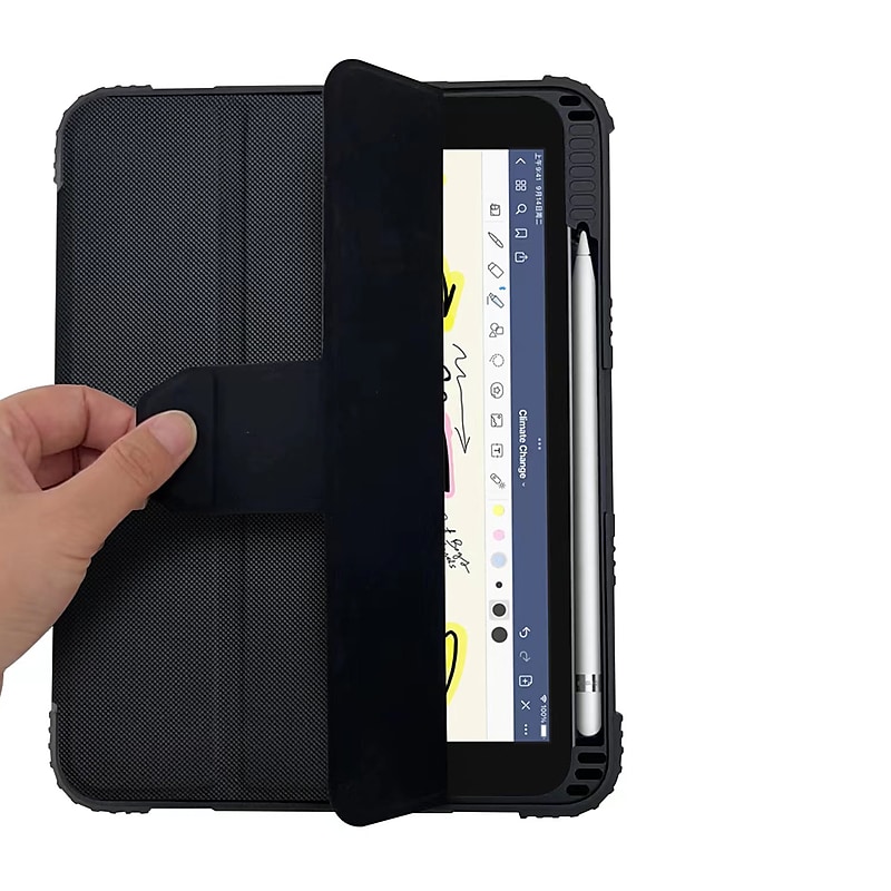 Techprotectus 10.9" Protective Case for 2022/2025 iPad 10th/11th Generation, Black (TP-BK-IP10.9E) image 1