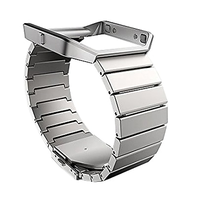 Fitbit Luxe Wrist Band for Blaze Fitness Watch, Silver (FB159MLSRS)