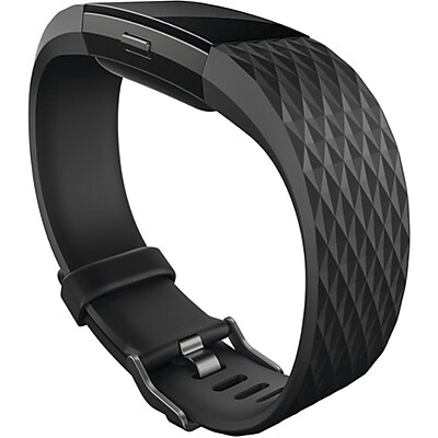 Fitbit Charge 2 Small Fitness Activity Tracker, Black/Gunmetal (FB407GMBKS)