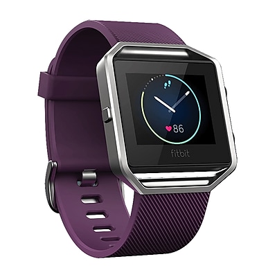 Fitbit Blaze Small Smart Fitness Watch, Black/Silver (FB502SBKS)
