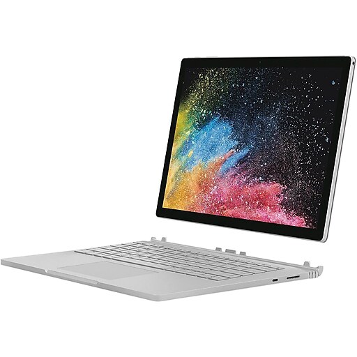 Microsoft Surface Book 2 Hnl 00001 13 5 2 In 1 Laptop 512gb Ssd Windows 10 Pro Silver