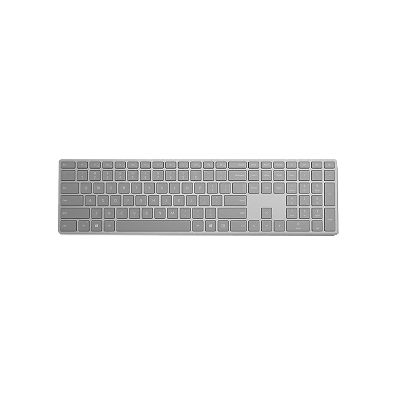 Microsoft Surface Keyboard Wireless, Silver (WS2-00025) image 1