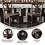 Flash Furniture Gwendolyn Rustic Solid Wood Designer Back Counter Height Stool, Gray Wash Walnut, 2 Pieces (ESSTBN124GY2)~#|#~sp202107408_sc7