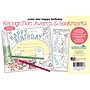 Barker Creek Color Me! Happy Birthday Awards & Bookmarks Set, 8.5" x 5.5”, Multicolored, 30/Pack (BC427)~#|#~sp20219393_sc7