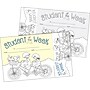 Barker Creek Color Me! Student of the Week Awards & Bookmarks Set, 8.5" x 5.5”, Multicolored, 30/Pack (BC430)~#|#~sp20219398_sc7