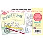 Barker Creek Color Me! Student of the Week Awards & Bookmarks Set, 8.5" x 5.5”, Multicolored, 30/Pack (BC430)~#|#~sp20219399_sc7
