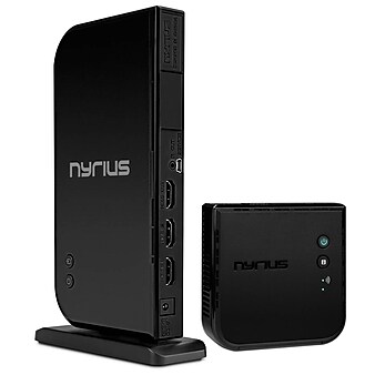 Nyrius Wireless HDMI 2x Input Transmitter & Receiver for Streaming HD 1080p 3D Video from Cable, Blu-Ray, PS4, Xbox, PC