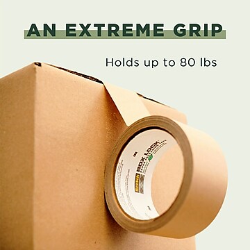 Scotch Box Lock Paper Packaging Tape, 1.88" x 25 yds., 1 Roll/Pack (7850-23-8GC)