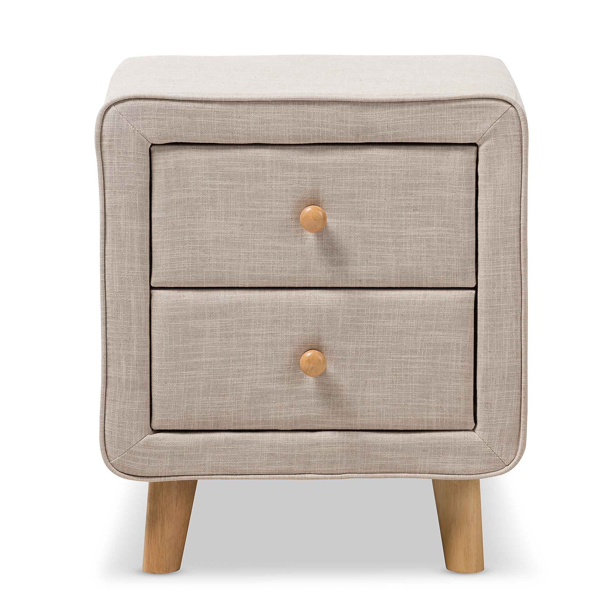 Baxton Studio Jonesy 23″ High Nightstand, Beige (2633-7289-STPL) Sansujyuku sansujyuku.com
