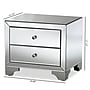 Baxton Studio Farrah 17" High Nightstand, Silver Mirrored (2633-7481-STPL)~#|#~sp20238884_sc7
