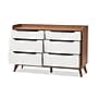 Baxton Studio Brighton 37" High 6-Drawer Chest, White (2633-7496-STPL)~#|#~sp20239103_sc7