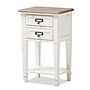 Baxton Studio Dauphine 26" High 2-Drawer Nightstand, White (2633-7577-STPL)~#|#~sp20239537_sc7