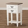 Baxton Studio Dauphine 26" High 2-Drawer Nightstand, White (2633-7577-STPL)~#|#~sp20239543_sc7