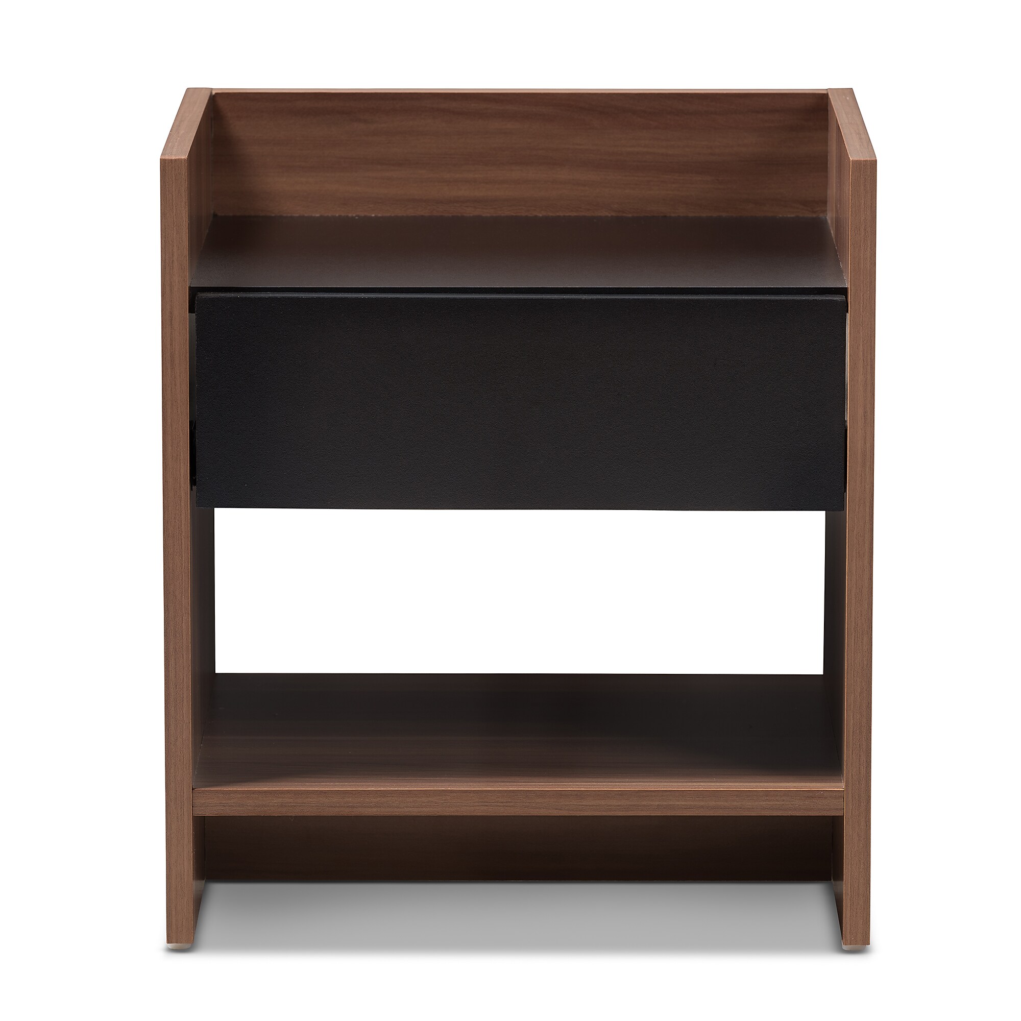 Baxton Studio Vanda 18″ High Nightstand, Brown (2633-7715-STPL) Sansujyuku sansujyuku.com