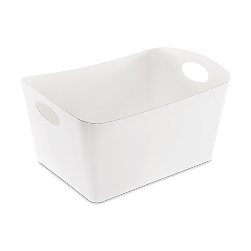 Shop Staples for Koziol BOXXX L 15 Liter Storage Bin Cotton White (5743525)