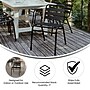 Flash Furniture Lila Indoor-Outdoor Restaurant Stack Chair, Black (TLH015CBK)~#|#~sp202725999_sc7
