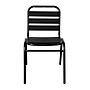 Flash Furniture Lila Indoor-Outdoor Restaurant Stack Chair, Black (TLH015CBK)~#|#~sp202726004_sc7