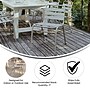 Flash Furniture Lila Indoor-Outdoor Restaurant Stack Chair, Silver (TLH015C)~#|#~sp202726112_sc7