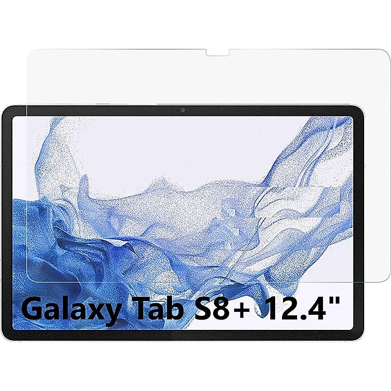 SaharaCase ZeroDamage Ultra Strong Tempered Glass Screen Protector for Samsung Galaxy Tab S8+, Clear (ZD-T00025) image 1
