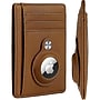 SaharaCase Slim Genuine Leather Wallet Case for Apple AirTag, Brown (AT00035)~#|#~sp202728882_sc7