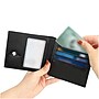 SaharaCase Genuine Leather Wallet Case for Apple AirTag, Black (AT00037)~#|#~sp202728888_sc7