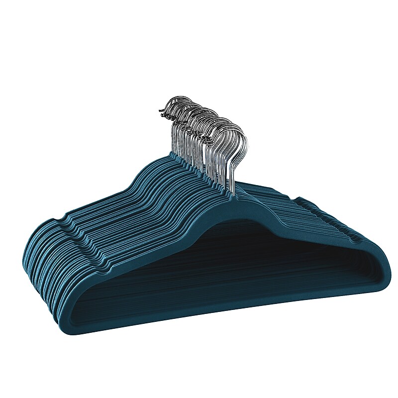 Elama Home Cloths Hanger, Slim Profile, 30 Piece Set (30PCHANGERBLUE) image 1
