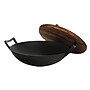 MegaChef Cast Iron 14 Inches Wok, Black (MCCI-800)~#|#~sp202798747_sc7