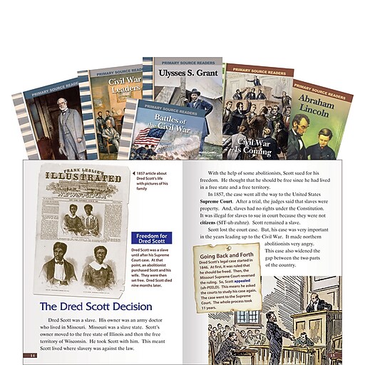 Teacher Created Materials Slavery And The Civil War Set 16162 - 