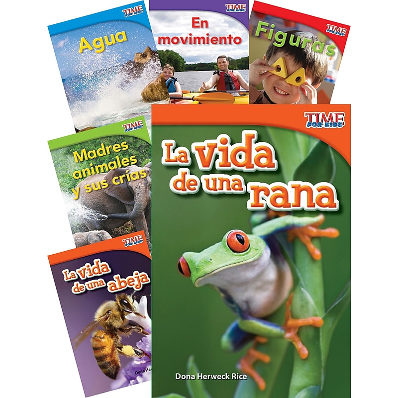 Teacher Created Materials TIME FOR KIDS® Informational Text, Grade 1 Readers Spanish 30-Book Set (18392) image 1