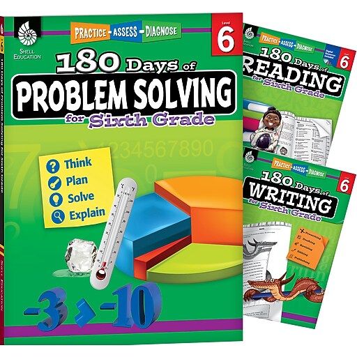 Shop Staples for Teacher Created Materials 180 Days 3 Book Bundle