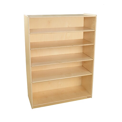 Shop Staples for Wood Designs Bookshelf with Adjustable Shelves, 49"H