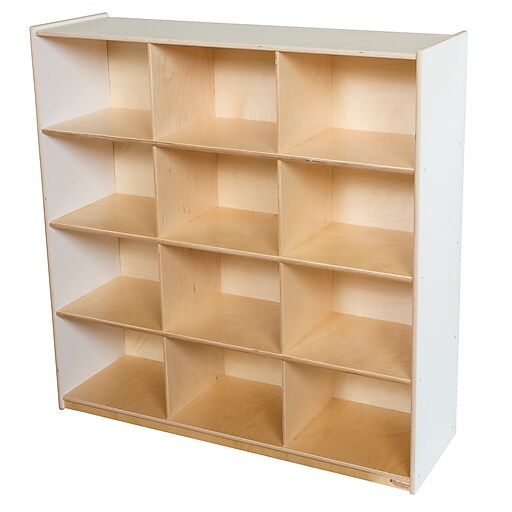 Wood Designs 12 Big Cubby Storage in White (50912WHT) at Staples