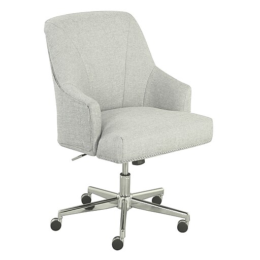 Serta Leighton Fabric Home Office Chair, Ivory (48444) at Staples