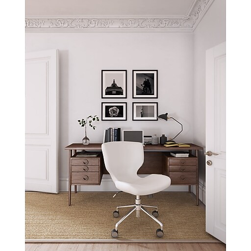 Shop Staples For Elle Decor Madeline Fabric Hourglass Task Chair