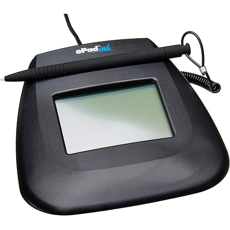 ePadlink Electronic Signature Capture Pad with IntegriSign eSignature Software, Black (VP9805) image 1