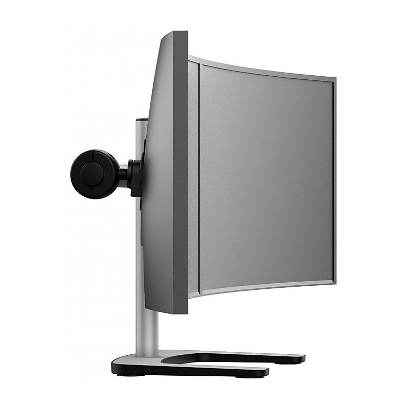 Atdec Adjustable Dual Monitor Desk Mount for Monitors Up to 26.5 lbs., Silver (VFS-DH) image 1