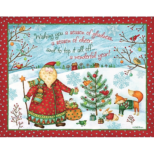 LANG SANTA'S GIFT BOXED CHRISTMAS CARDS (1004835) at Staples