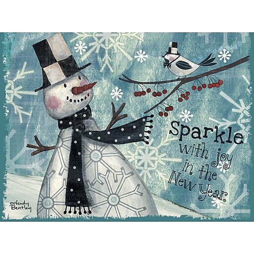 LANG SPARKLE CLASSIC CHRISTMAS CARDS (2004025) at Staples