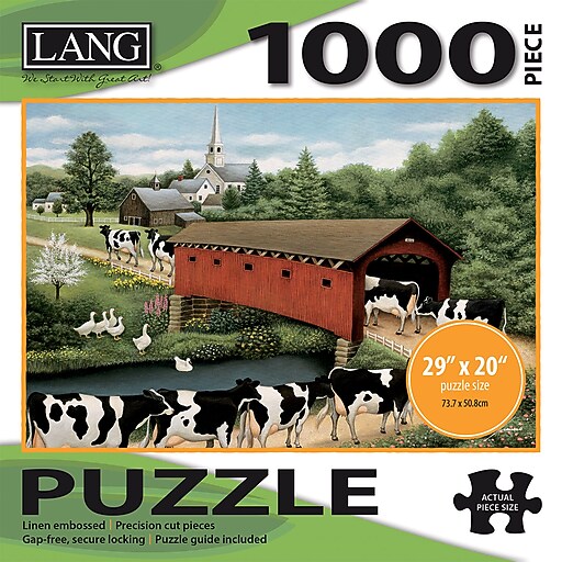 LANG COWS COWS COWS PUZZLE 1000 PC (5038012) at Staples