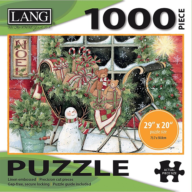 LANG SANTA'S SLEIGH PUZZLE - 1000 PC (5038020) image 1