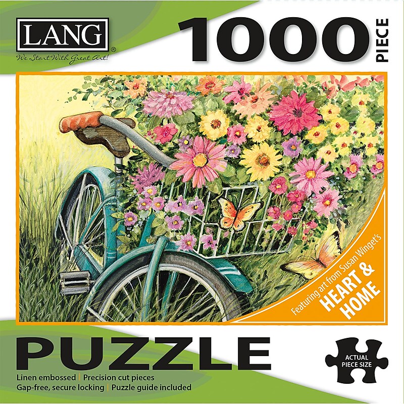 LANG BICYCLE BOQUET PUZZLE - 1000 PC (5038031) image 1