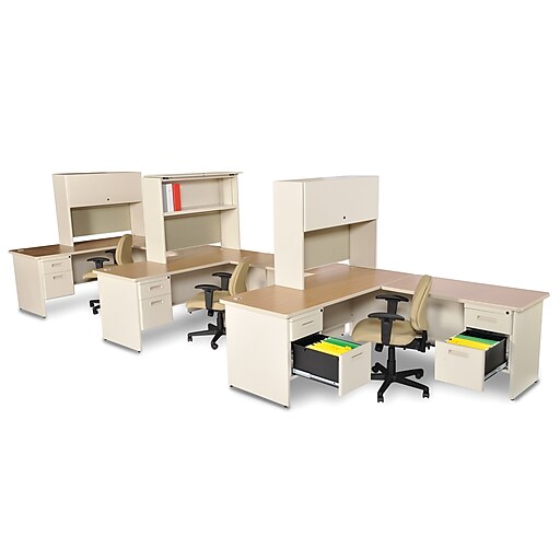 Shop Staples For Marvel Pronto 72w X 78d 3 Person Workstation With