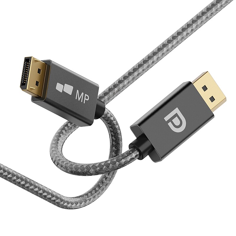 Mobile Pixels Inc. 6' 8K Display Port to Display Port Audio/Video Cable (MPX1001006P01) image 1
