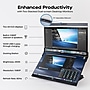 Mobile Pixels Inc. Geminos 24" Dual-Screen Desktop Monitor, Black (116-1001P01)~#|#~sp203781091_sc7