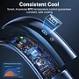 TORRAS COOLIFY 2 Personal Bladeless 4,000 mAh Rechargeable A/C & Heater, 5-Speed, Starry Black (X00FG1006)~#|#~sp203781184_sc7